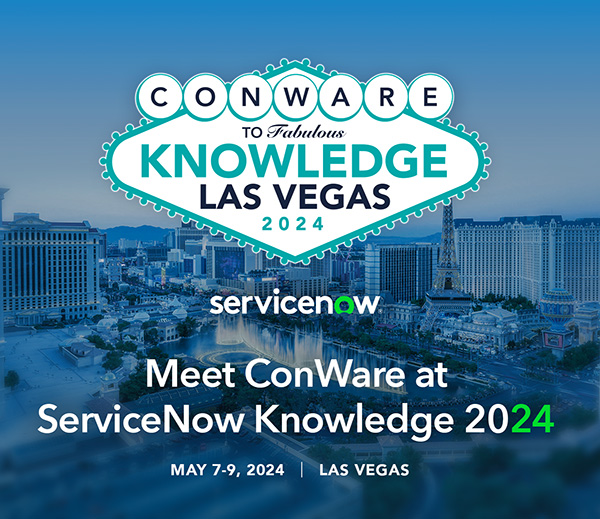 Meet ConWare at Knowledge 2024 in Las Vegas!